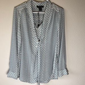 Rachel Zoe Patterned Blouse